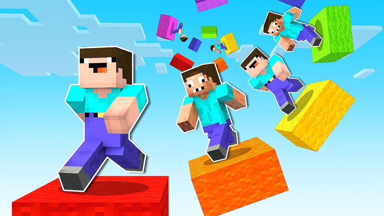 НУБ И ПРО В ИЛЛЮЗОРНОМ ПАРКУРЕ В МАЙНКРАФТ ! НУБИК ПРОХОДИТ ПАРКУР ТРОЛЛИНГ В MINECRAFT смотреть онлайн