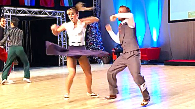 Первый раунд финала Кубка мира SAP 2018 - Сондре и Таня. #Танцы смотреть онлайн