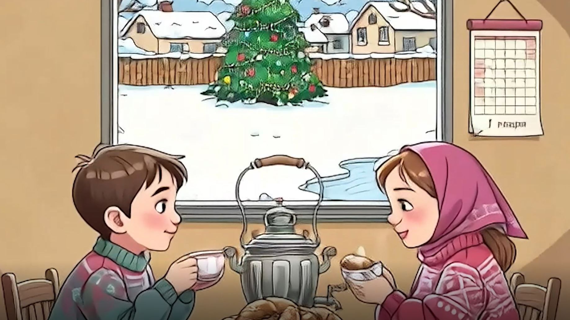 КАЛЕНДАРЬ (новогодняя скороговорка) смотреть онлайн