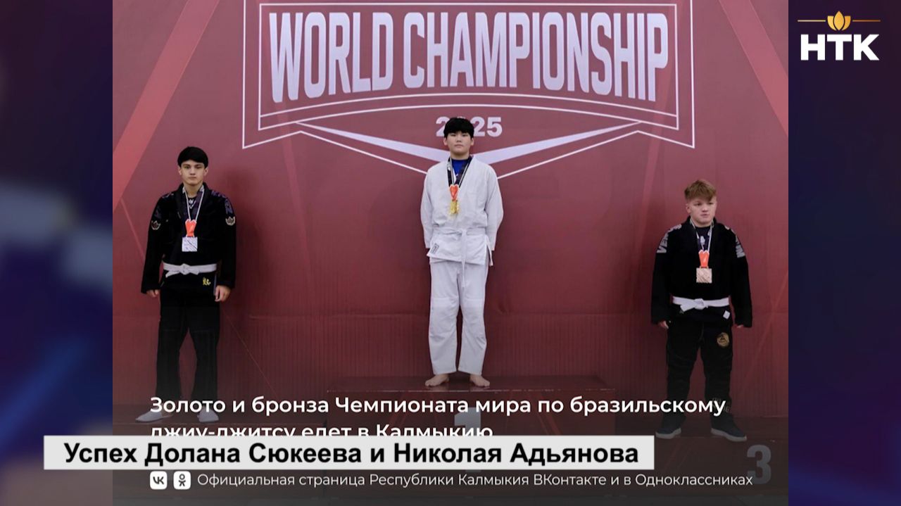 Успех Долана Сюкеева и Николая Адьянова на чемпионате мира по бразильскому джиу-джитсу смотреть онлайн