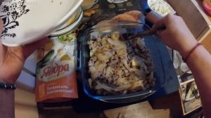 Салатик с куриной печенью.