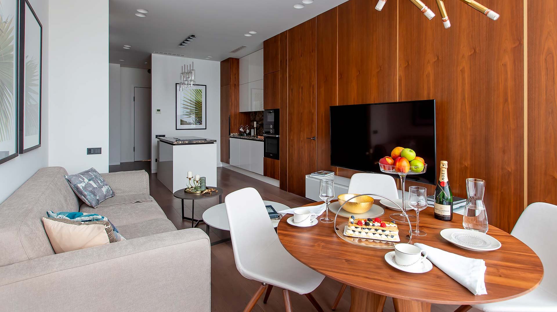 Дизайн и ремонт современных апартаментов ЖК BALCHUG VIEWPOINT