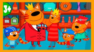 ТРИ КОТА - Кукольный домик котиков - Мультик Три кота для детей