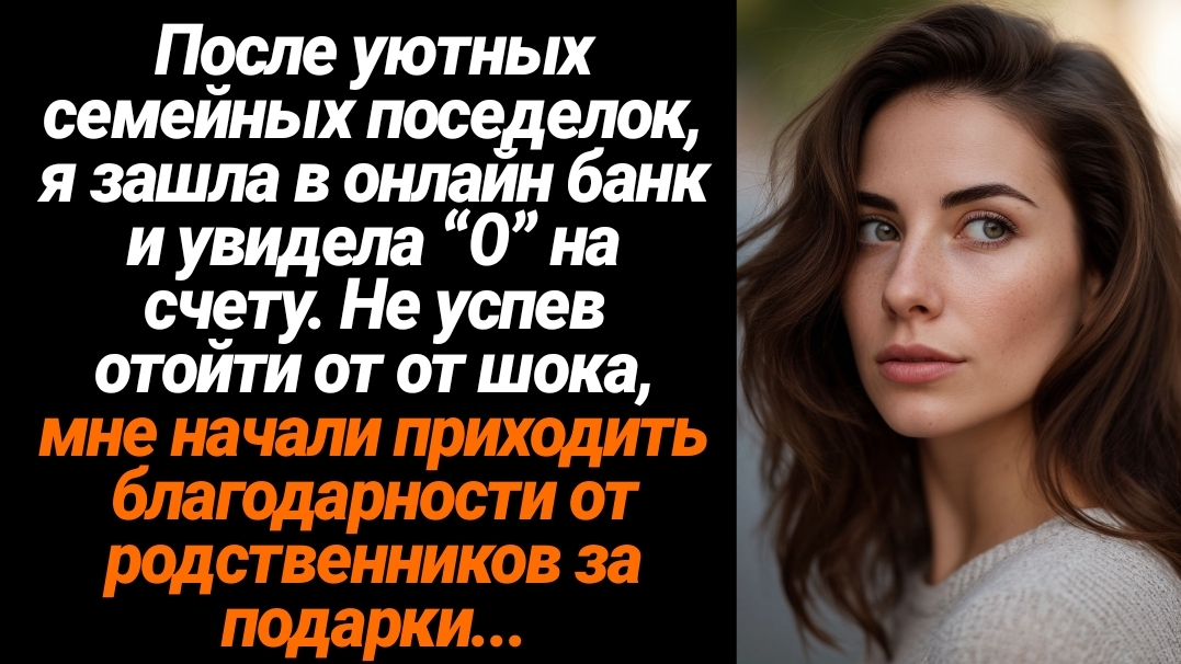 Жизненные Истории/После уютных семейных поседелок, я зашла в онлайн банк и увидела “0” на счету. Не смотреть онлайн