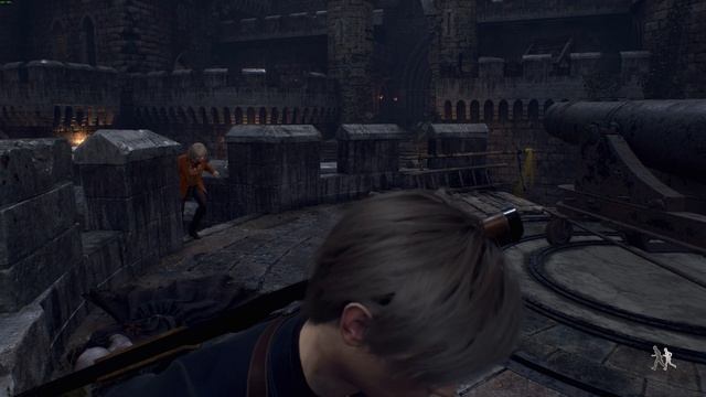 Resident evil 4 remake часть 7 До меня домогается костлявый мужик!!!