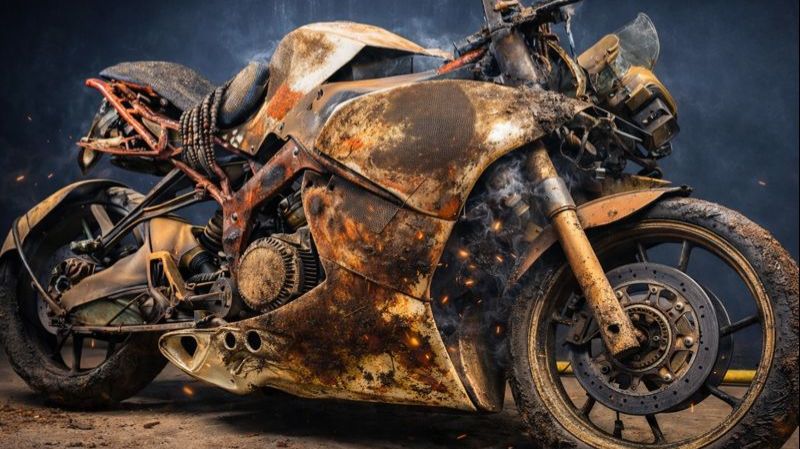 Реставрация Спортбайка KTM RC 200 смотреть онлайн