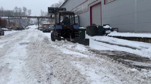 Отвал бульдозерный  БП 2,7 задний толкающий  МТЗ 82, МТЗ 1221 , МТЗ 1822, МТЗ 1222