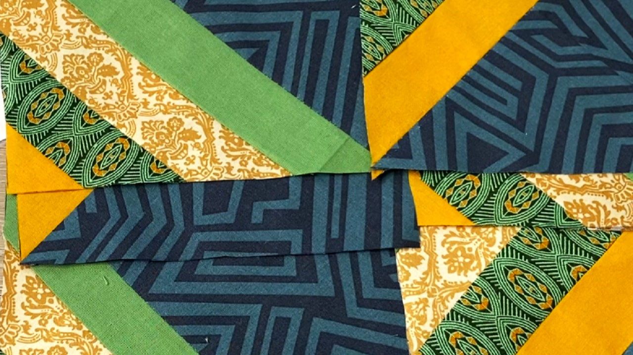 Показываю, как быстро сшить сложный лоскутный блок DIY мастер класс смотреть онлайн