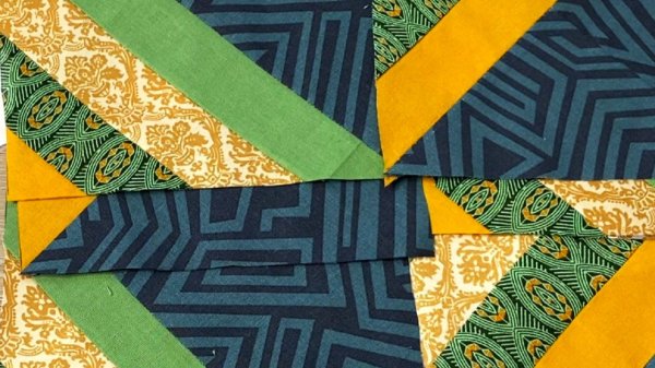 Показываю, как быстро сшить сложный лоскутный блок DIY мастер класс