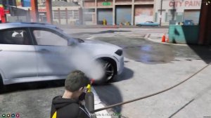 ШКОЛЬНИК УСТРОИЛСЯ НА АВТОМОЙКУ ! ПОМЫЛ БАНДИТСКИЙ ГЕЛИК И ЗАРАБОТАЛ - ОТЕЦ И СЫН В GTA 5 ⚡ГАРВИН