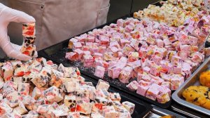 воздушная нуга из Кореи. с орехами, орео, фруктами