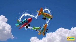 МУЛЬТИК ПРО САМОЛЕТ ДЛЯ МАЛЫШЕЙ. Добрая песенка для детей про самолетик.