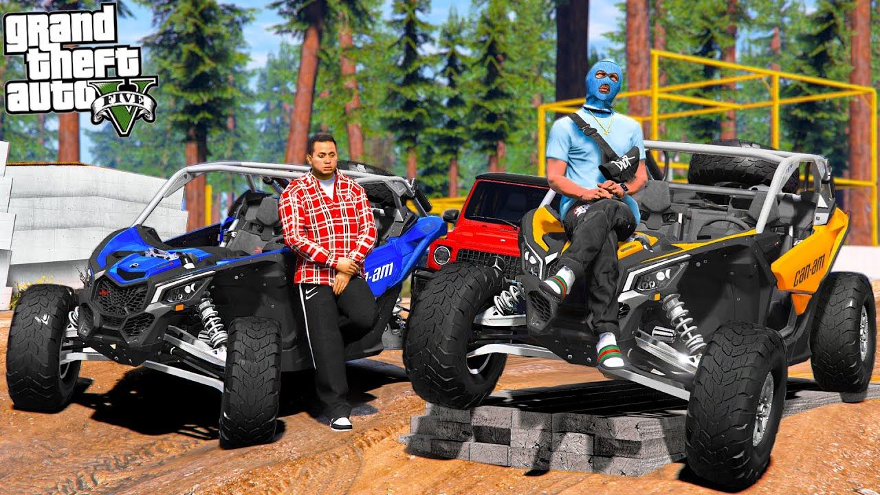 РЕАЛЬНАЯ ЖИЗНЬ В GTA 5 - КУПИЛ СЕБЕ И ДРУГУ BRP Maverick X3! ПОЕЗДКА НА БЕЗДОРОЖЬЕ НА БАГГИ! ВОТЕР смотреть онлайн