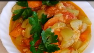 КАБАЧКИ ТУШЕНЫЕ с овощами
