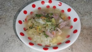 Рассольник пальчики оближешь.