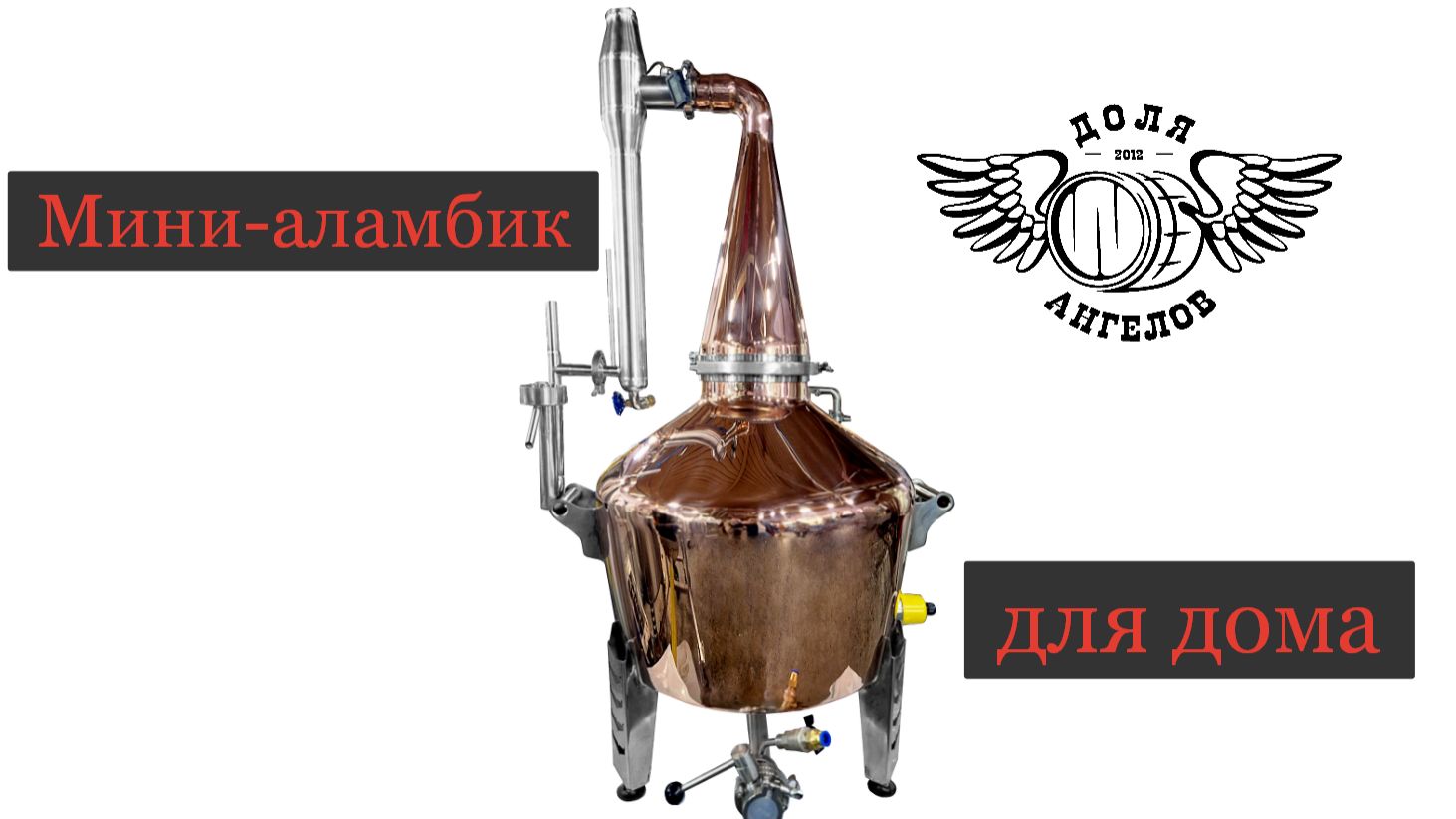 Шотландский аламбик от команды Доля Ангелов для домашних напитков