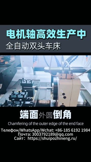 Производитель двухсторонних токарных станков для валов двигателей в провинции