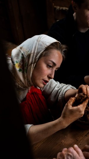 Кадры со съемок фильма Лизонька. О блаженной Елизавете Белбажской. Бэкстейдж