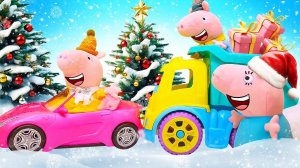 Новогоднее приключение Свинки Пеппы: волшебная тропинка к подаркам!