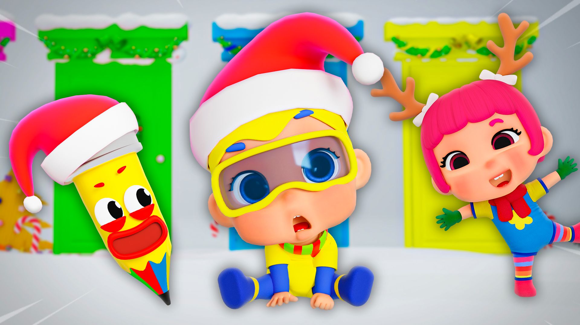 Волшебный Карандаш: Новый год! Прятки с Карапузами DB| D Billions Детские Песни