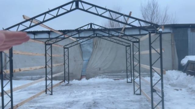 Каркас гаража 4х6 метра смотреть онлайн