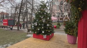 Москва | Новый год | прогулка по Москве | тверской бульвар | Moscow |