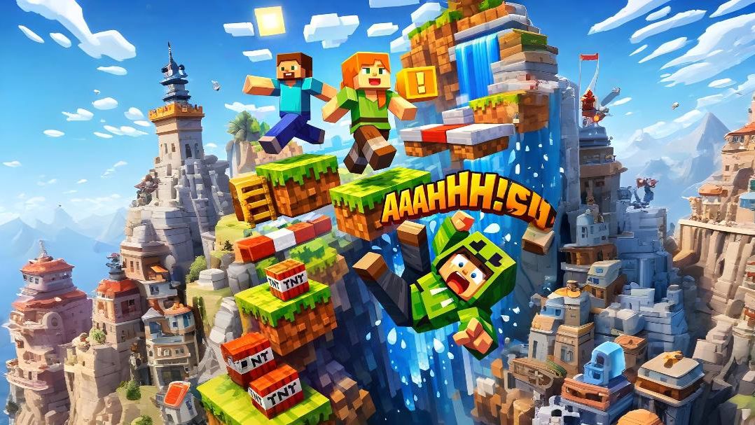 НЕ СПРАВИЛАСЬ С САМЫМ ЛЕГКИМ ПАРКУРОМ! смотреть онлайн