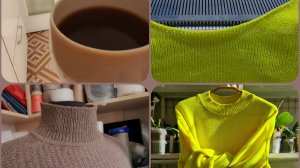 Вязальный влог  реглан погон