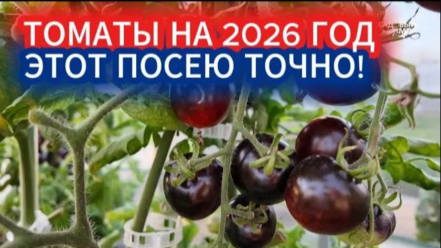 ТОМАТЫ НА 2026 ГОД. ПОЧЕМУ Я СНОВА ПОСАЖУ ЧЕРРИ ТОМАТ ЧЁРНАЯ ГАЛАКТИКА! смотреть онлайн