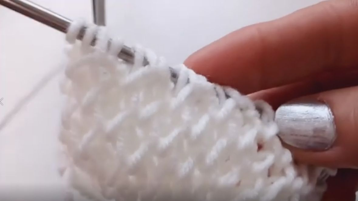 Узор соты по кругу спицами смотреть онлайн