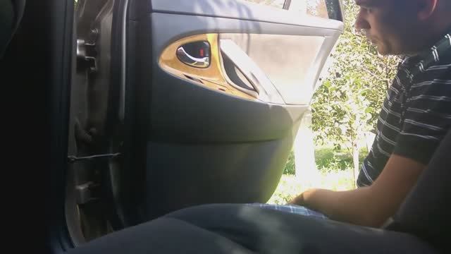 Как снять дверную карту Toyota Camry V40 (Задняя дверь) | Разборка двери смотреть онлайн