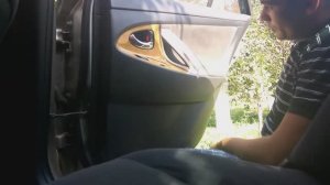 Как снять дверную карту Toyota Camry V40 (Задняя дверь) | Разборка двери