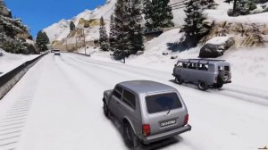 ГРИША И СЕРЕГА ЗАСТРЯЛИ В СУГРОБЕ НА НИВЕ В ЛЕСУ - ЖИЗНЬ ПЕРЕКУПА В GTA 5