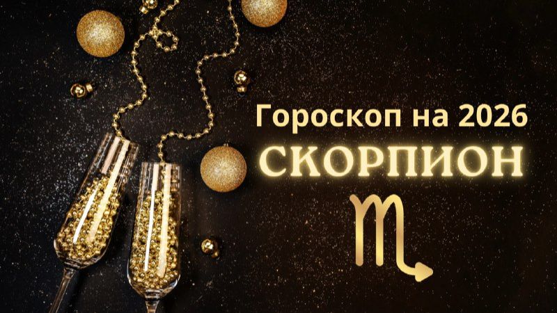 Скорпион - гороскоп на 2026 год