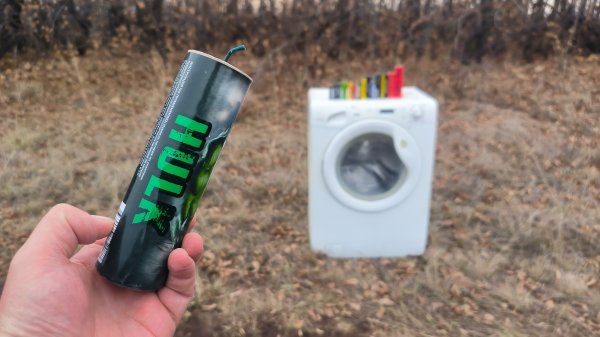 ✅Взрываем стиральную машину мощными петардами!!!
