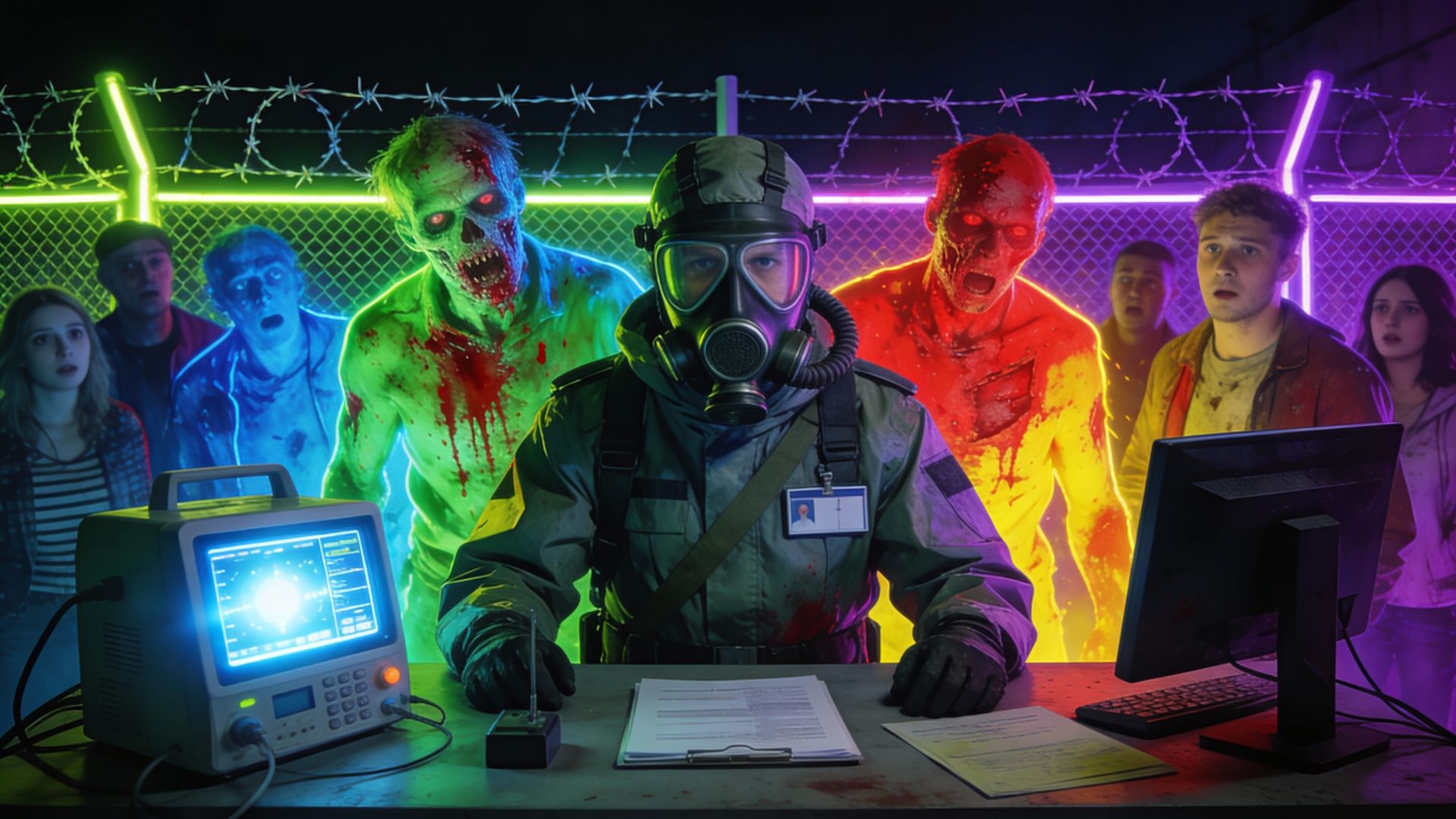 ОХРАНЯЮ КПП ОТ ЗОМБИ И ИЩУ ВЫЖИВШИХ | Quarantine Zone смотреть онлайн