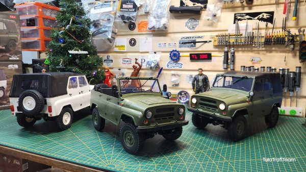 Легендарный УАЗ 469 на радиоуправлении от WPl