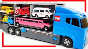 Мультики для детей про машинки. Автовоз везет маленькие машинки. Смотреть Мультики для малышей