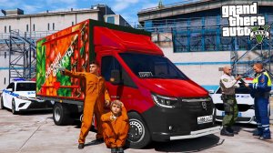 ОПЕРСКАЯ ЕЗДА В GTA 5 - СБЕЖАЛИ ИЗ ТЮРЬМЫ В ГРУЗОВИКЕ! ПЕРЕЕХАЛИ В ВАГОНЧИК В СЕЛЕ! ВОТЕР