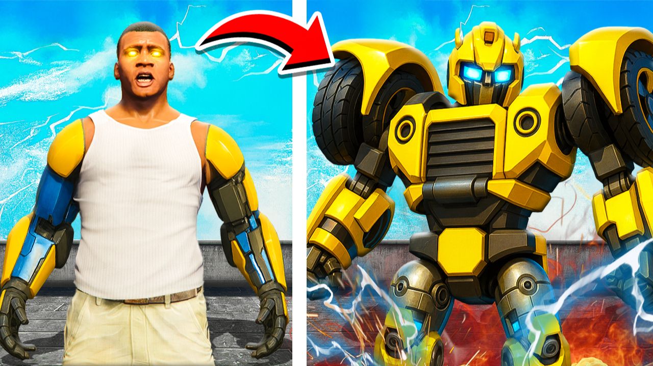 СТАЛ САМЫМ СИЛЬНЫМ ТРАНСФОРМЕРОМ В ГТА 5! смотреть онлайн