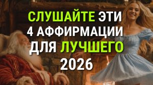 4 АФФИРМАЦИИ ДЛЯ ЛУЧШЕГО 2026 года