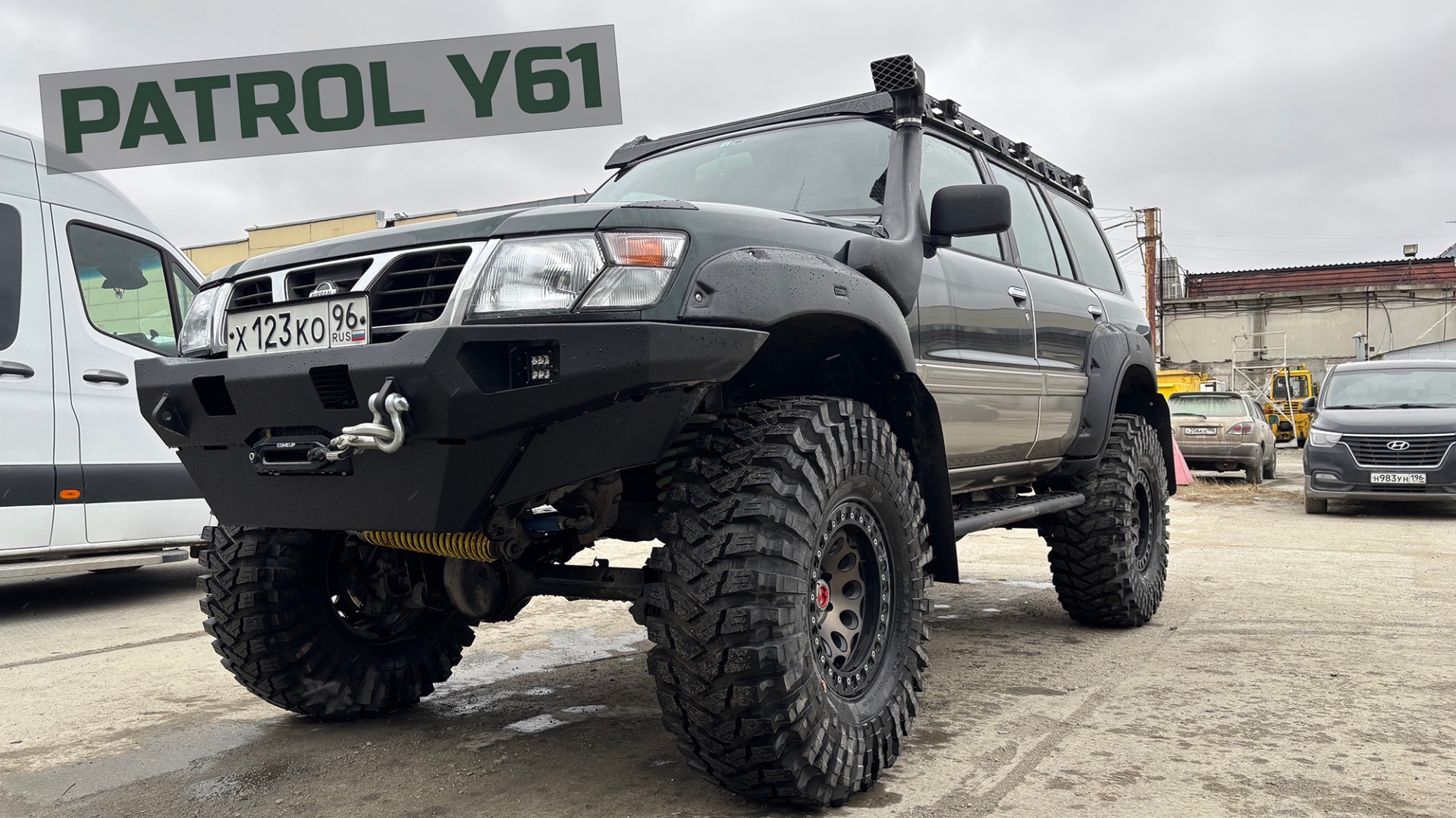 «Новый» Nissan Patrol на 40-х колёсах смотреть онлайн