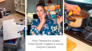 Vlog: Подарки в Школу, Заболела, Ремонтирую ящик в ванной, Рагу из форели, Покупки Самокат