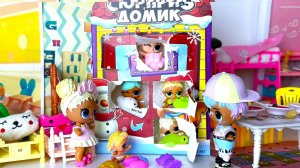 Я В ДОМИКЕ🏠🤣🤣 КУКЛЫ ЛОЛ СЮРПРИЗ мультик распаковка адвент календаря СКВИШИ сюрпризы