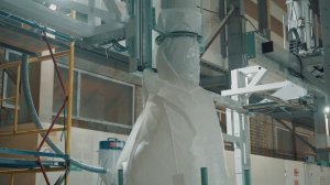 Автоматизированный комплекс для фасовки в биг-бэги с роботизированной рукой