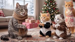 Котенок Джинджер и семья. Самые теплые моменты