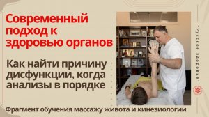 Современный подход к здоровью органов. Как найти причину дисфункции, когда анализы в порядке.