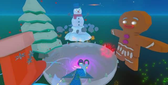 Шарики катаются в космосе со снеговиком смотреть онлайн