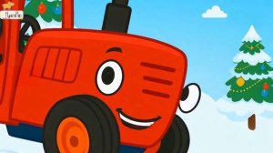 СБОРНИК ПРО ТРАКТОРОВ РАЗНЫЙ ЦВЕТОВ ЗИМОЙ. СБОРНИК ПЕСЕНОК ПРО СИНИЙ ТРАКТОР В НОВЫЙ ГОД ДЛЯ ДЕТЕЙ.