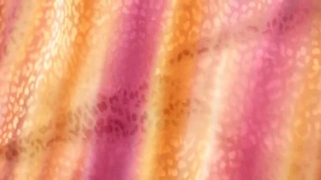 "Мандариновое вино" - платок ручного крашения на натур? смотреть онлайн